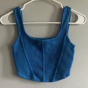 House of Harlow 1960 blue crop top S